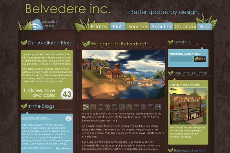 Screenshot on Belvedere Inc
