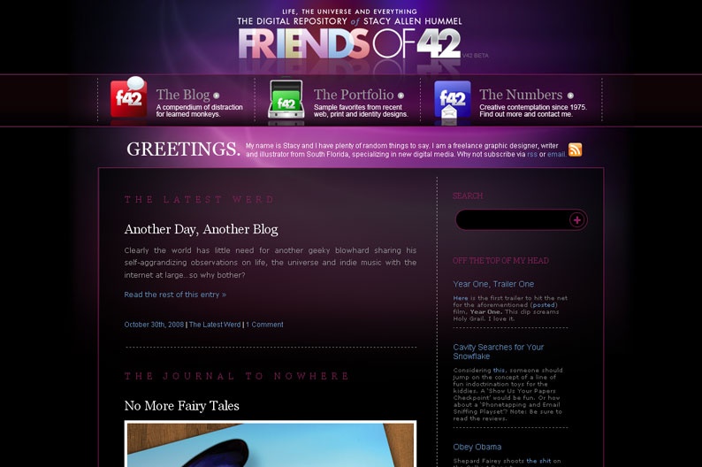 Screenshot on Friends of 42