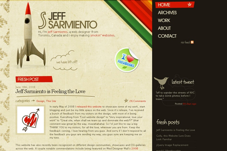 Screenshot on Jeff Sarmiento