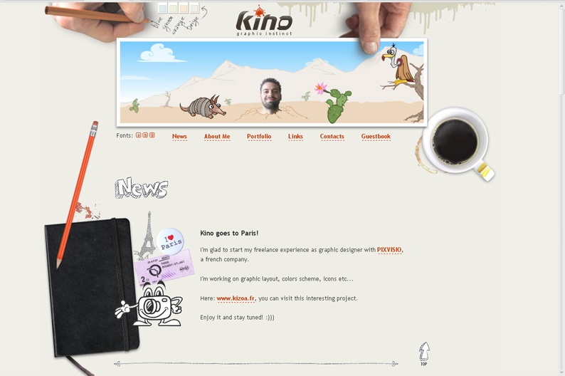 Screenshot on Kinoz