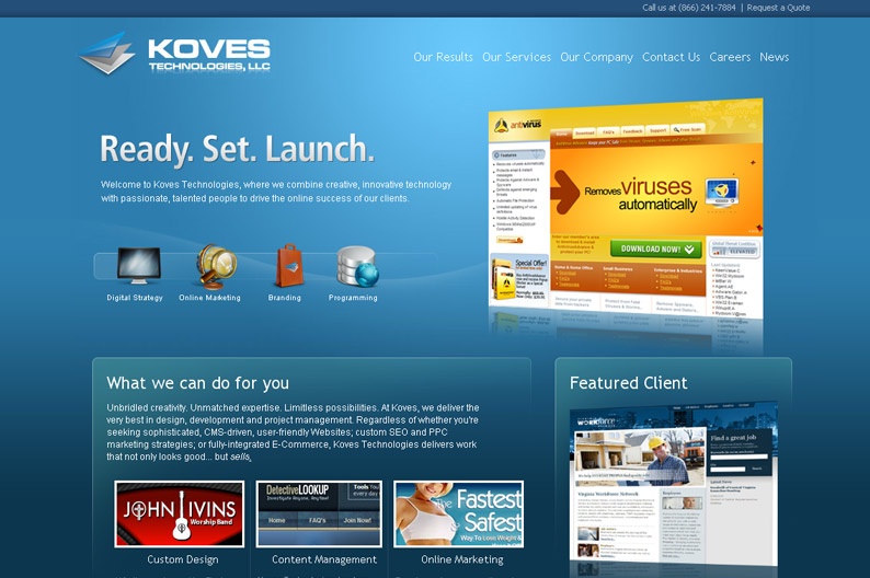 Screenshot on Koves