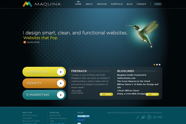 Screenshot on Maquina