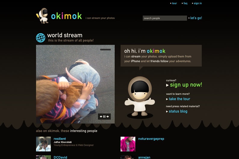 Screenshot on Okimok