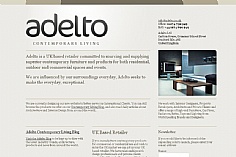 Adelto web design inspiration