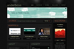 Anderbose web design inspiration