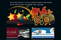 Carlos Hermoso web design inspiration