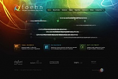 Foehn web design inspiration