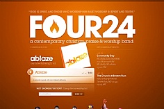 Four24 web design inspiration