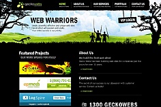Gecko Webs (screenshot)