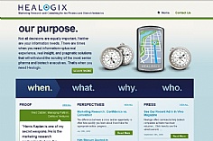 Healogix web design inspiration