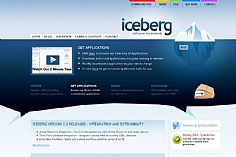 Iceberg web design inspiration
