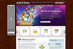 IconDock web design inspiration