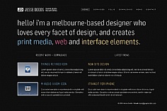 Jesse Dodds web design inspiration