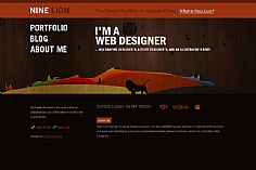 Nine Lion Design web design inspiration