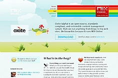 Oxite web design inspiration
