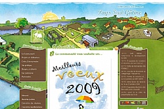 Pays Sud Gatine web design inspiration