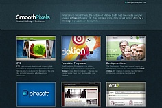 SmoothPixels web design inspiration