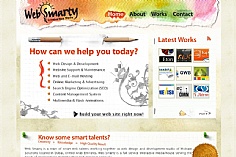Web Smarty web design inspiration